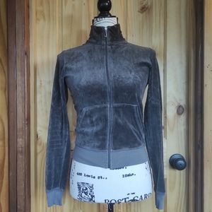 Juicy Couture Grey zip up jacket